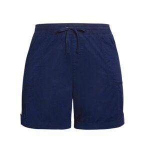 AVENUE 14W Navy Cotton Casual Drawstring Short CC13.8